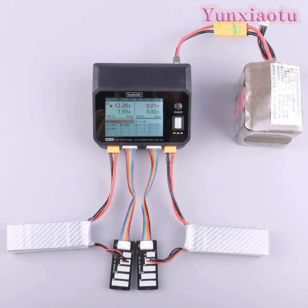 Toolkitrc M6Dac Smart Charger - Cargador inteligente de doble canal ToolkitRC