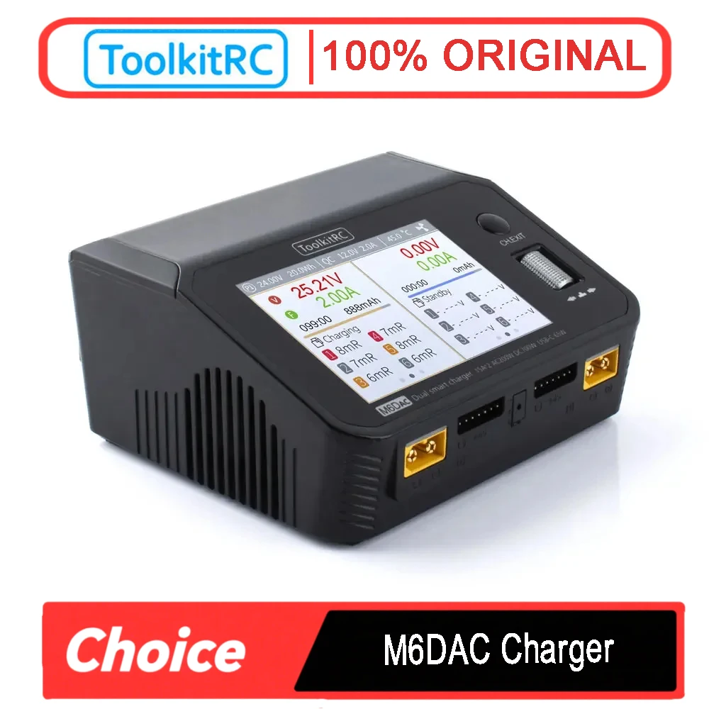 Toolkitrc M6Dac Smart Charger - Cargador y Descargador Inteligente de CC