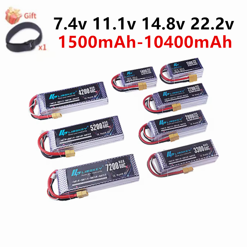 4S Lipo Battery 14.8V 6000Mah - Batería Lipo 2S 3S 4S 6S