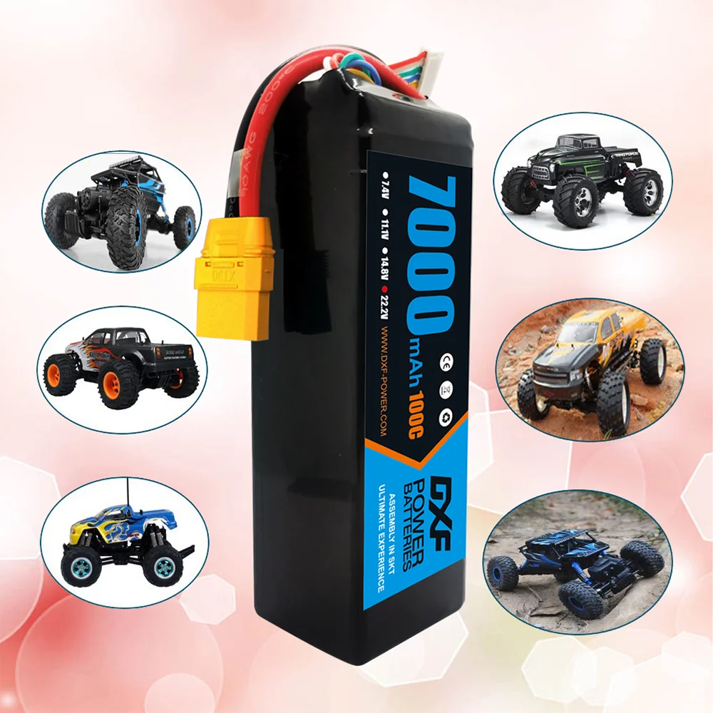 Batería Lipo DXF 6S 22,2 V 700 - 6S Lipo Battery 22.2V 5000Mah reseña y precio