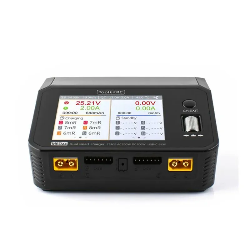 Cargador y Descargador de Bate - Toolkitrc M6Dac Smart Charger reseña y precio
