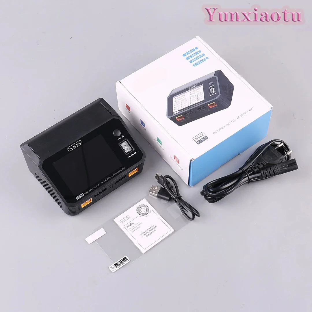 Cargador inteligente de doble  - Toolkitrc M6Dac Smart Charger reseña y precio