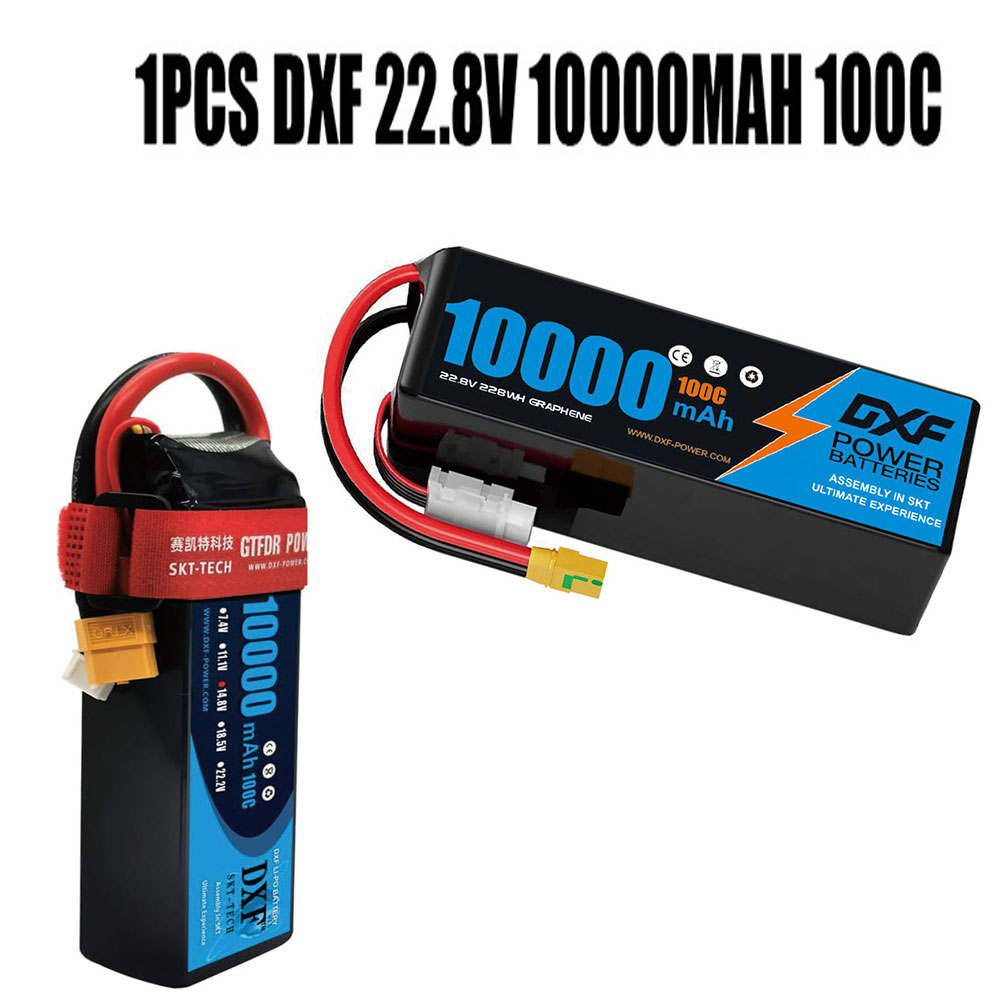 Batería Lipo DXF 6S 10000mAh 2 - 6S Lipo Battery 22.2V 5000Mah reseña y precio